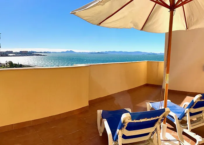 Beachfront Penthouse In Residencial Dos Mares La Manga del Mar Menor